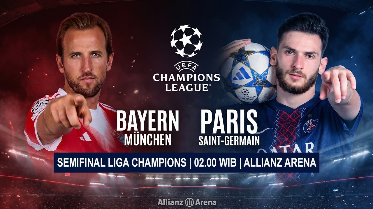 Pertandingan Bayern vs PSG Tayang di SCTV atau Tidak? Simak Jadwal dan Link Streamingnya Pertandingan Bayern vs PSG Tayang di SCTV atau Tidak? Simak Jadwal dan Link Streamingnya