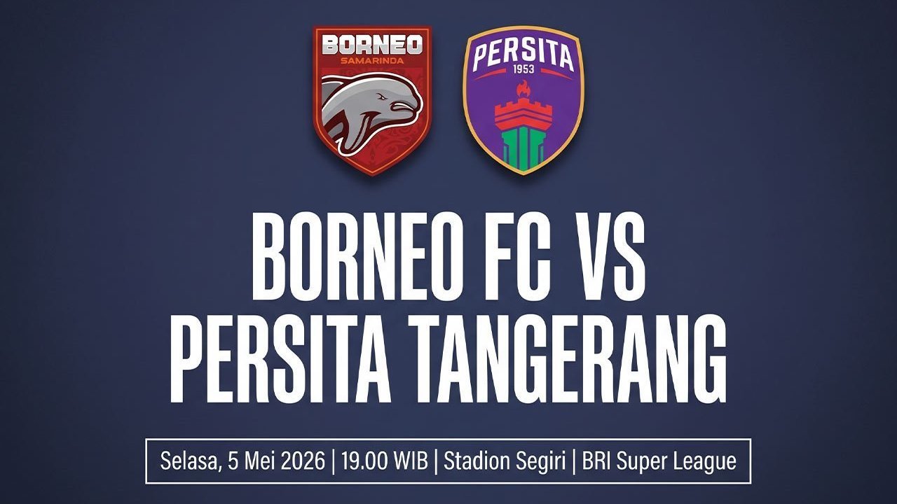 Borneo FC vs Persita Tangerang: Main Jam Berapa, Apakah Tayang di Indosiar? Borneo FC vs Persita Tangerang: Main Jam Berapa, Apakah Tayang di Indosiar?