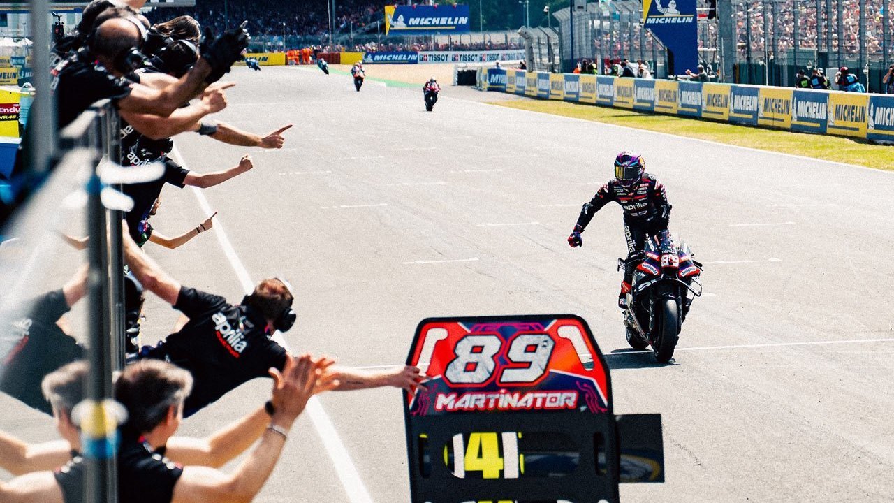 Hasil Balapan MotoGP Prancis 2026: Jorge Martin Akhiri Puasa Kemenangan, Aprilia Sapu Bersih Podium