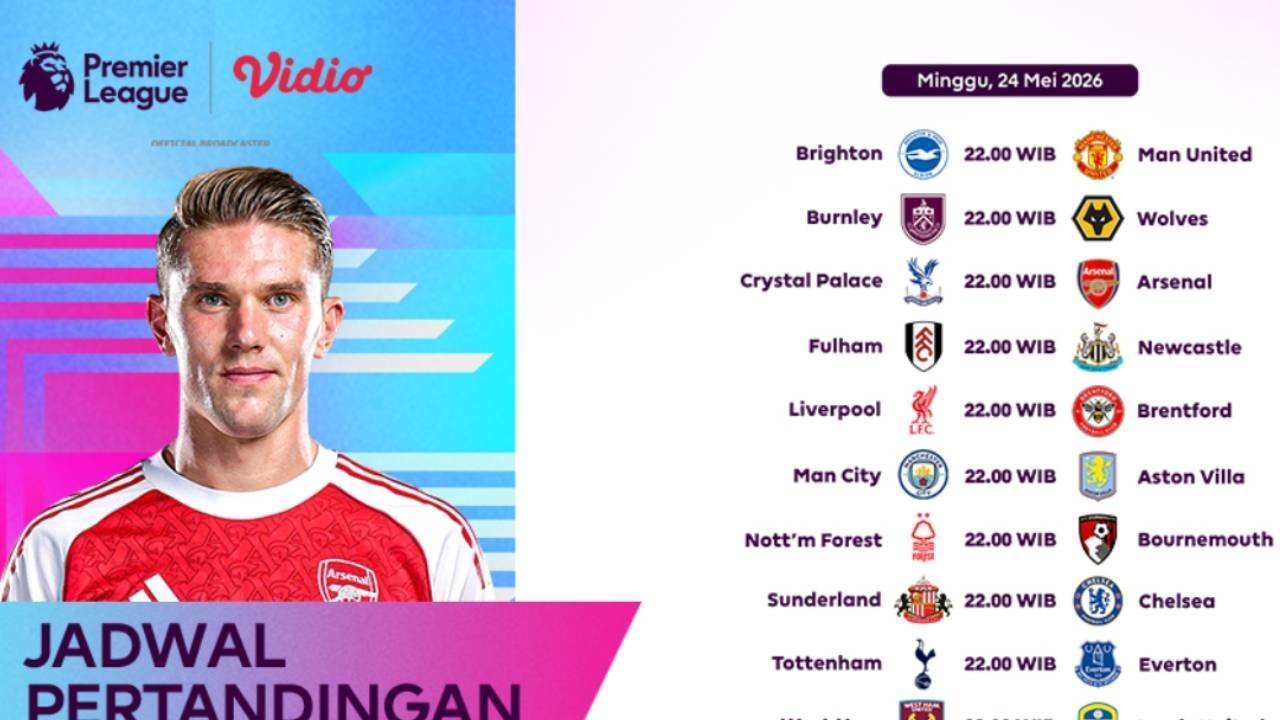 Jadwal dan Link Live Streaming Liga Inggris 2025/26 Akhir Pekan Ini di Vidio