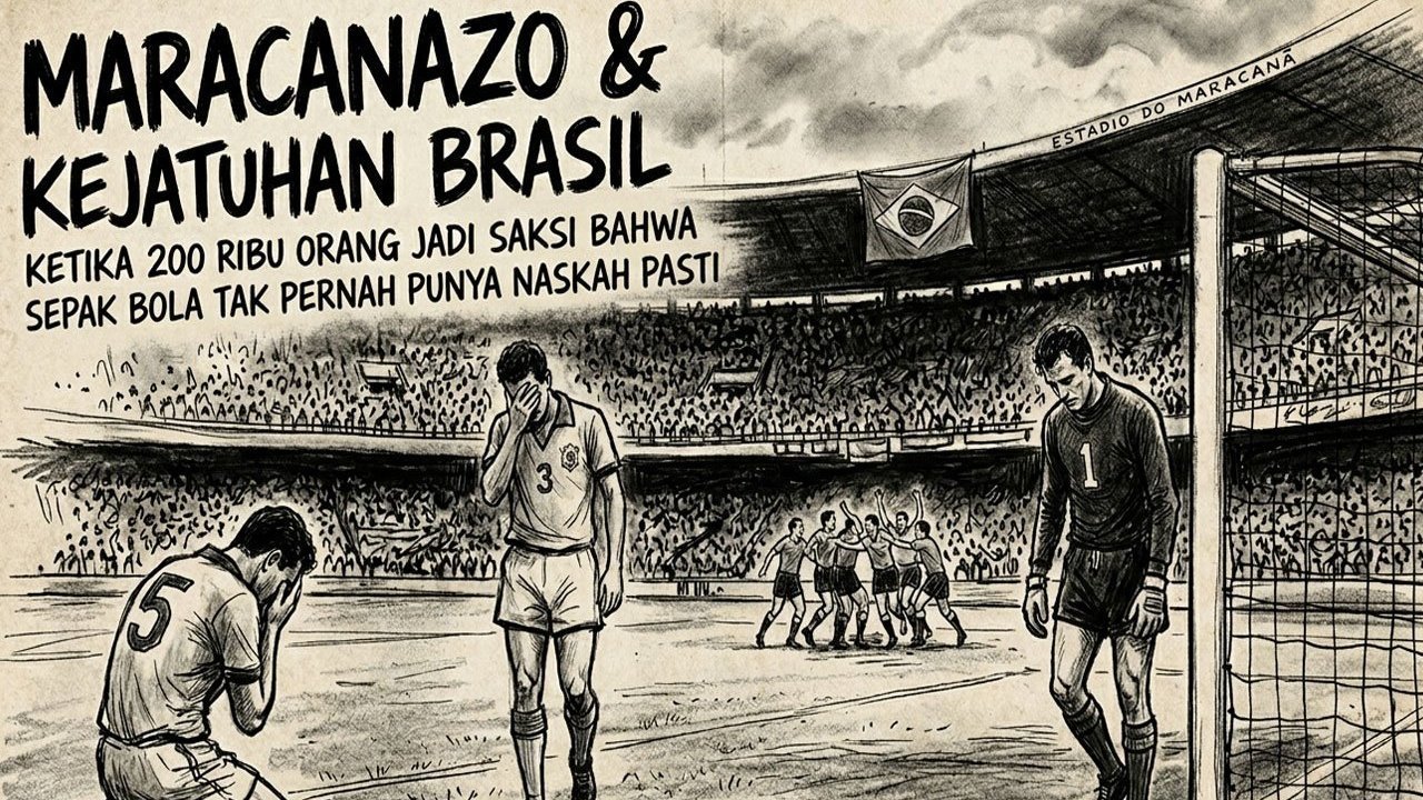 Maracanazo dan Kejatuhan Brasil: Ketika 200 Ribu Orang Jadi Saksi Bahwa Sepak Bola Tak Pernah Punya Naskah Pasti Maracanazo dan Kejatuhan Brasil: Ketika 200 Ribu Orang Jadi Saksi Bahwa Sepak Bola Tak Pernah Punya Naskah Pasti