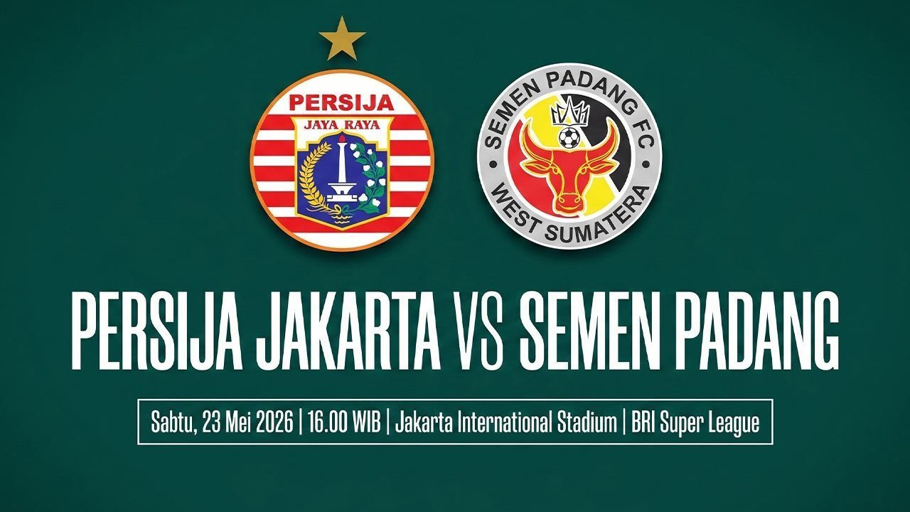 Nonton Live Streaming Persija vs Semen Padang - BRI Super League 2025/2026