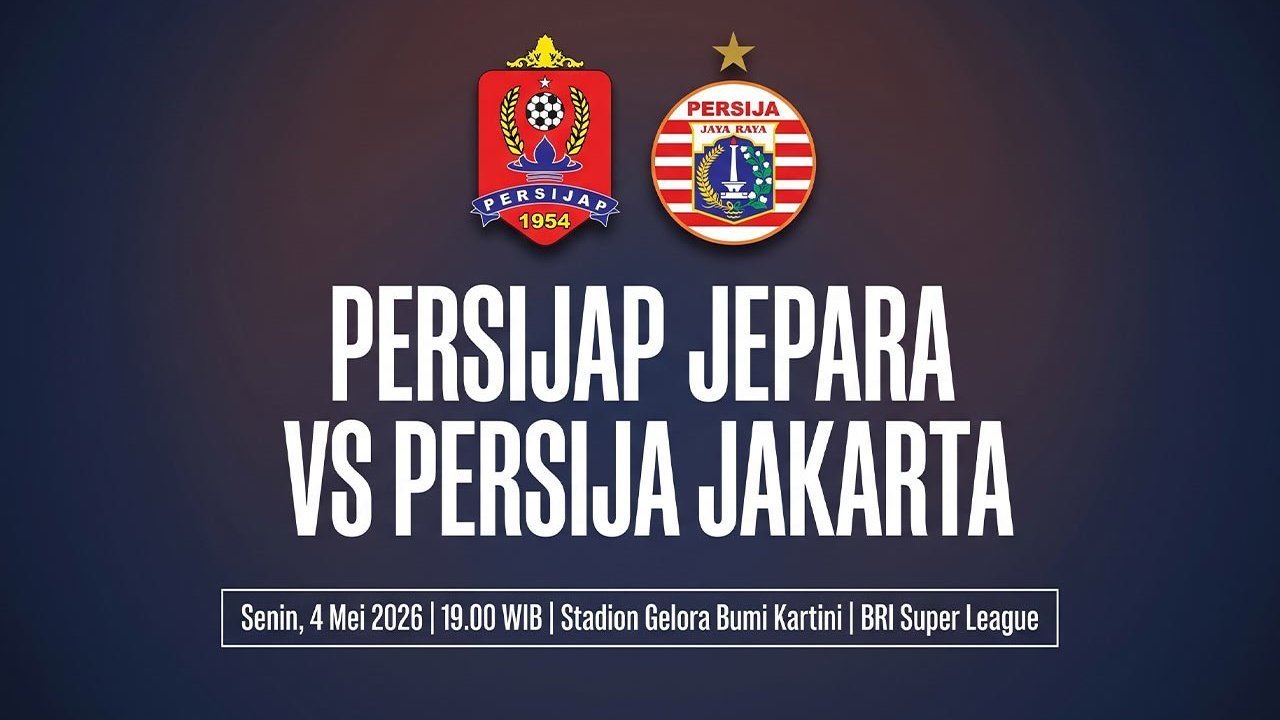 Nonton Live Streaming Persijap vs Persija di Indosiar dan Vidio - BRI Super League 2025/2026 Nonton Live Streaming Persijap vs Persija di Indosiar dan Vidio - BRI Super League 2025/2026