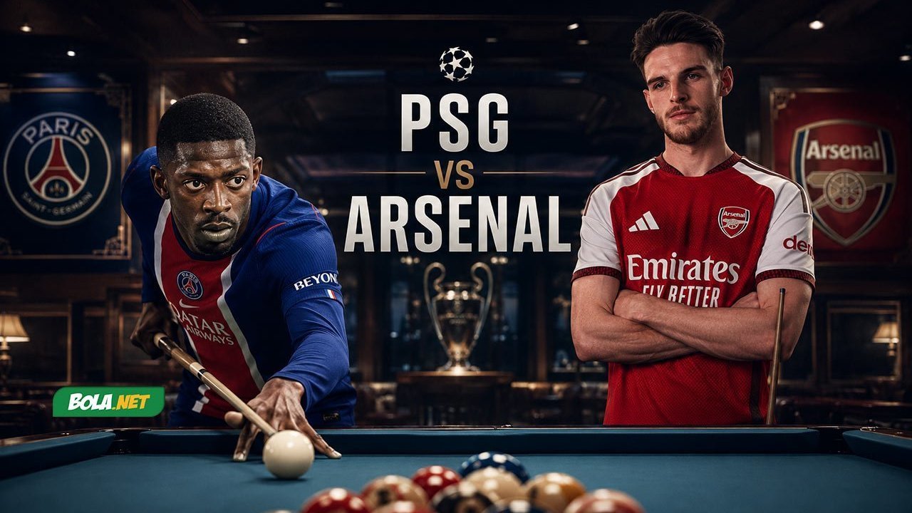Live Streaming UCL: PSG vs Arsenal