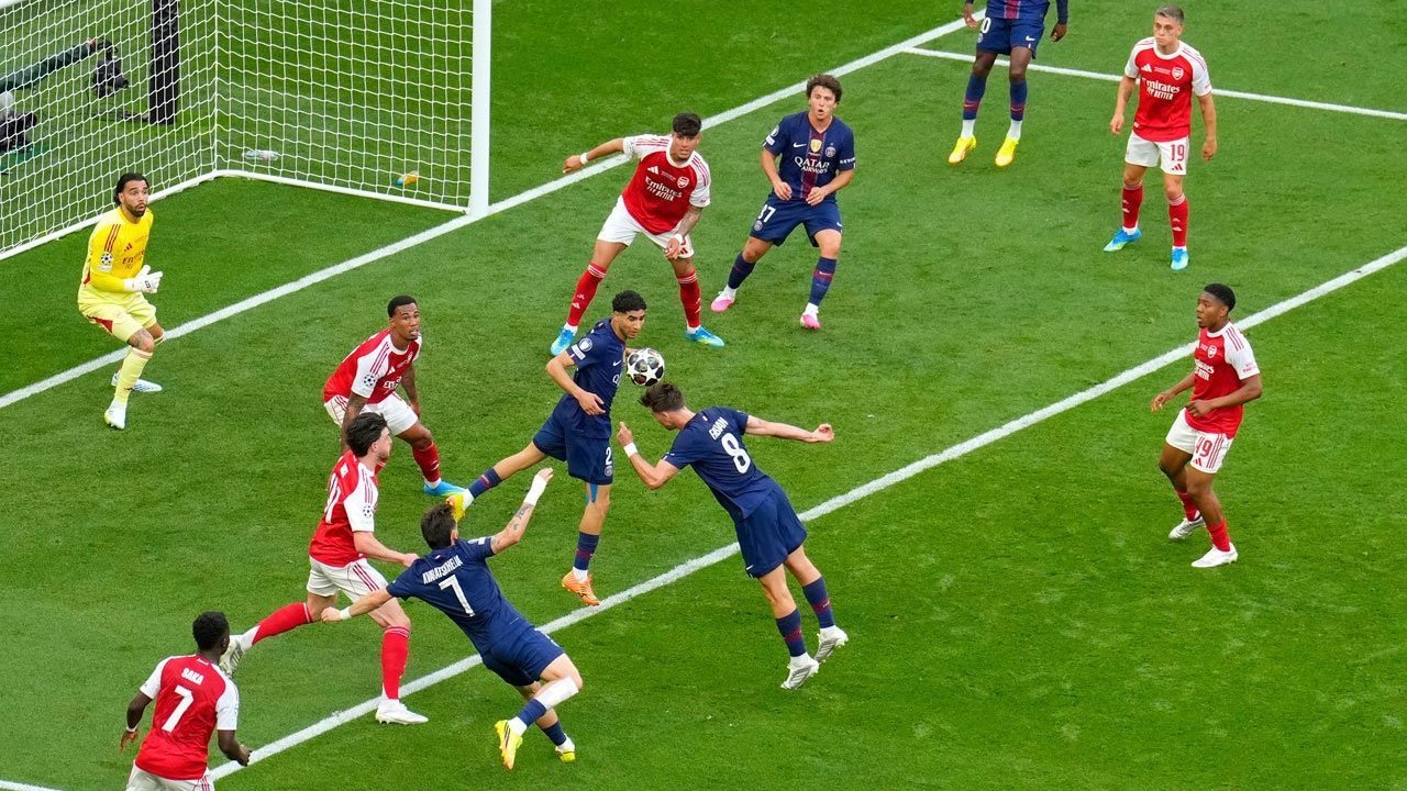 Analisis Babak Pertama Final Liga Champions: Pertahanan Arsenal Bikin PSG Lumpuh Analisis Babak Pertama Final Liga Champions: Pertahanan Arsenal Bikin PSG Lumpuh