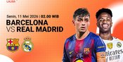 Nonton Live Streaming Barcelona vs Real Madrid di Vidio - El Clasico La Liga 2025/2026 Nonton Live Streaming Barcelona vs Real Madrid di Vidio - El Clasico La Liga 2025/2026