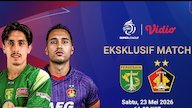 Eksklusif Match: Persebaya vs Persik Live Streaming di Vidio Eksklusif Match: Persebaya vs Persik Live Streaming di Vidio
