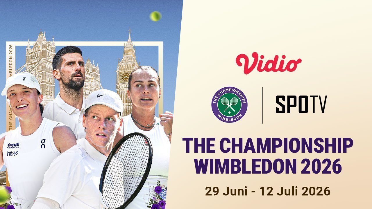 Jadwal Wimbledon 2026: Video Review Hadir Pertama Kalinya! Saksikan di Vidio Jadwal Wimbledon 2026: Video Review Hadir Pertama Kalinya! Saksikan di Vidio