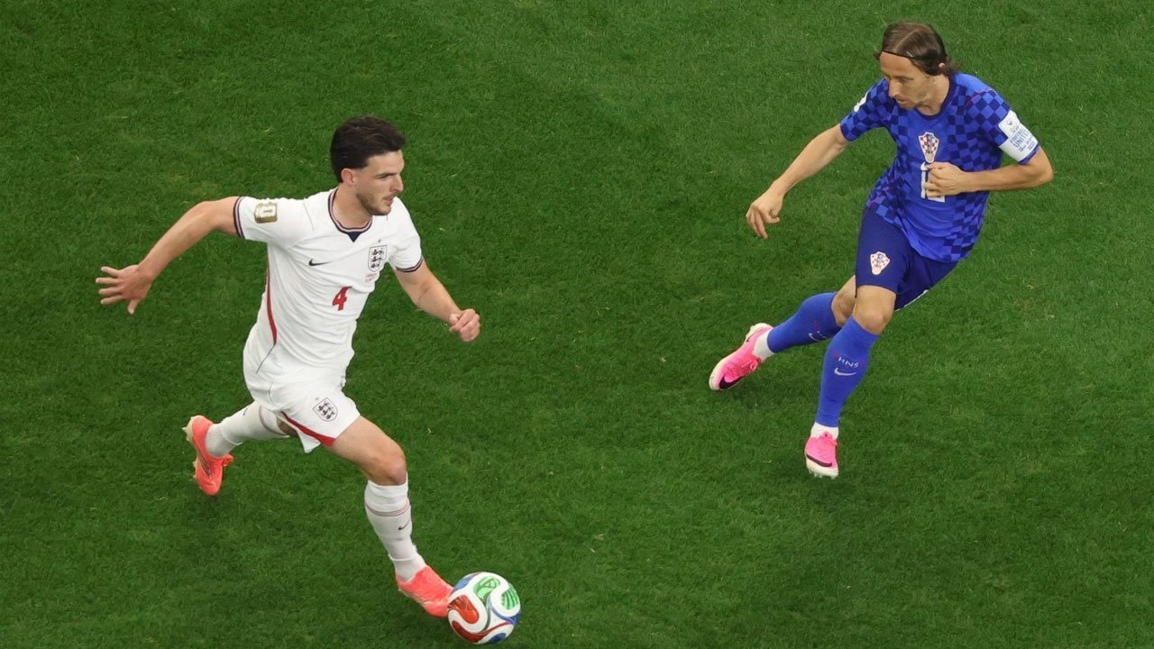 Declan Rice Tumbang Usai laga Inggris vs Kroasia di Piala Dunia 2026, Bagaimana Kabarnya?