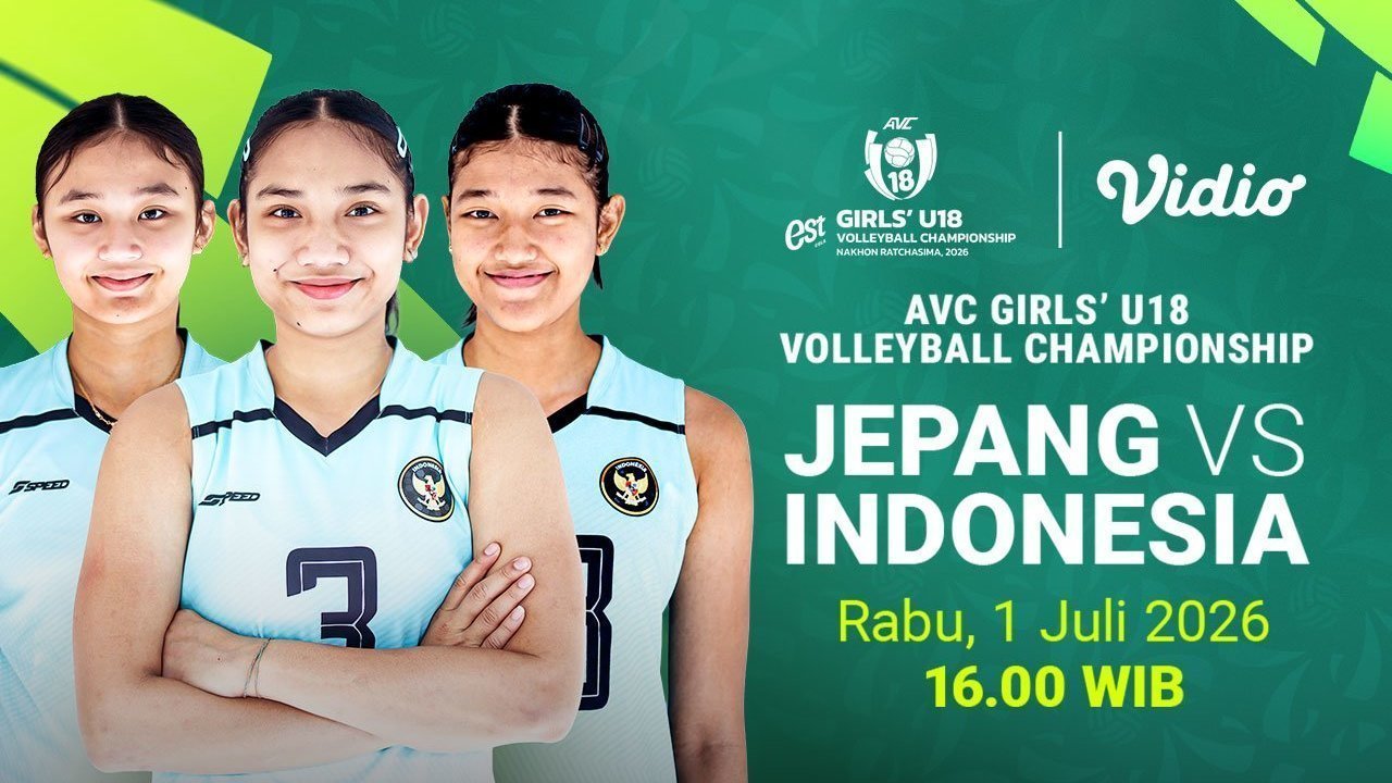 Nonton AVC Girls U18 Volleyball Championship - Jepang vs Indonesia: Saling Adu Regenerasi di Vidio Nonton AVC Girls U18 Volleyball Championship - Jepang vs Indonesia: Saling Adu Regenerasi di Vidio