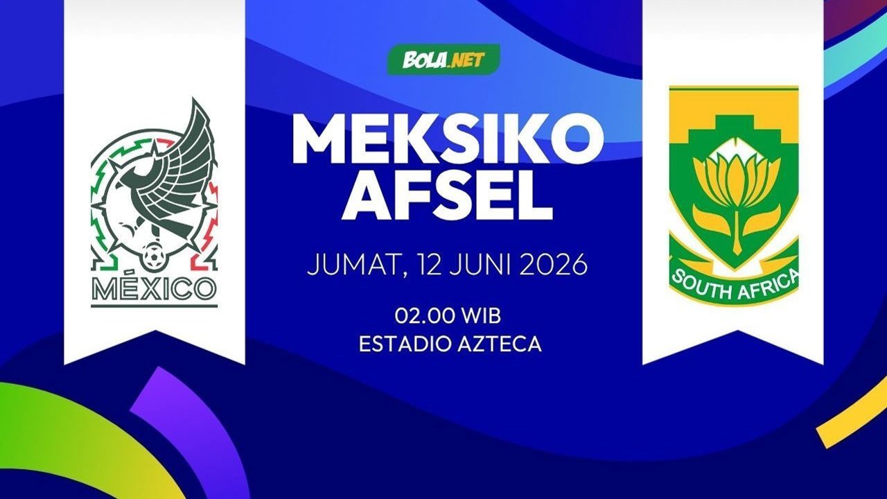 Susunan Pemain Meksiko vs Afrika Selatan Piala Dunia 2026: Sama-sama Andalkan Penyerang yang Berkarier di Inggris Susunan Pemain Meksiko vs Afrika Selatan Piala Dunia 2026: Sama-sama Andalkan Penyerang yang Berkarier di Inggris