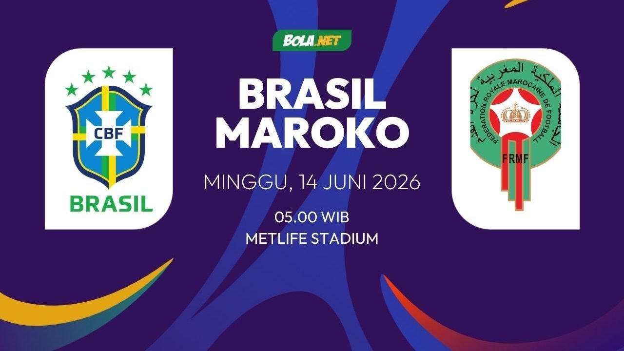 Prediksi Piala Dunia 2026: Brasil vs Maroko 14 Juni 2026