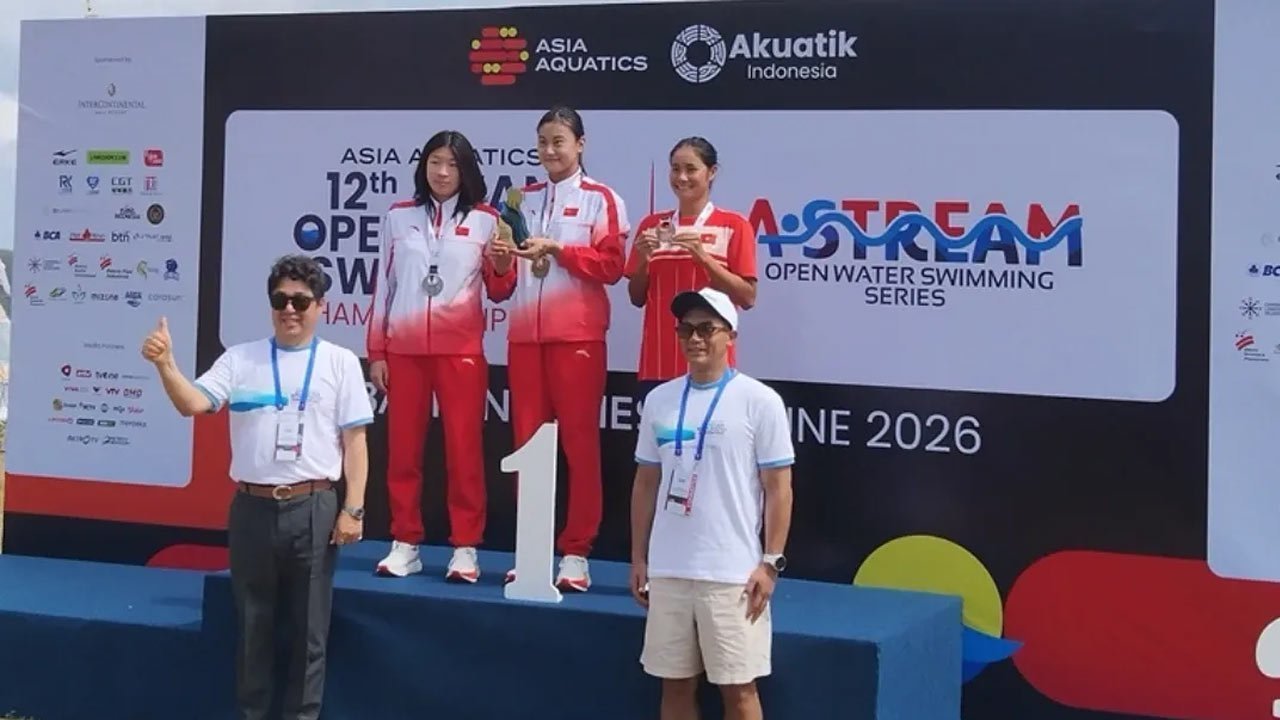 Hasil Asian Open Water Swimming Championship 2026: China Dominan, Atlet Korsel Puji Keindahan Bali