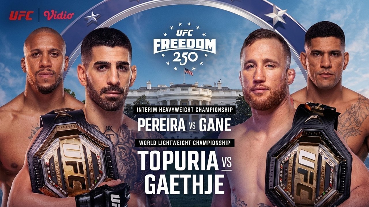 UFC Freedom Night 250 Akan Berlangsung di White House! Saksikan Hanya di Vidio