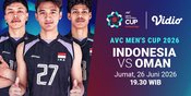 Dukung Timnas Voli Putra Indonesia! AVC Mens Nations Cup - Indonesia vs Oman di Vidio Dukung Timnas Voli Putra Indonesia! AVC Mens Nations Cup - Indonesia vs Oman di Vidio
