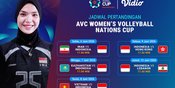 Jadwal Timnas Voli Putri Indonesia di AVC Women's Volleyball Nation Cup di Vidio
