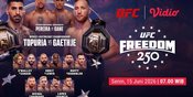Fight Card UFC Freedom Night 250: Siap Mengguncang Dunia MMA Tayang Hanya di Vidio