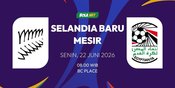 Prediksi Piala Dunia 2026: Selandia Baru vs Mesir 22 Juni 2026