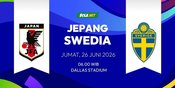 Prediksi Piala Dunia 2026: Jepang vs Swedia 26 Juni 2026