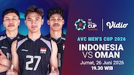 Dukung Timnas Voli Putra Indonesia! AVC Mens Nations Cup - Indonesia vs Oman di Vidio Dukung Timnas Voli Putra Indonesia! AVC Mens Nations Cup - Indonesia vs Oman di Vidio