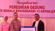 Sambut Hari Bhayangkara ke-80, BRI Kepanjen Salurkan TJSL Rp250 Juta untuk Pembangunan TK Kemala Bhayangkari Polres Malang