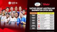 Nonton Siaran Langsung Quarterfinal Australian Badminton Open 2026 di Vidio