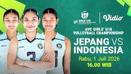 Nonton AVC Girls U18 Volleyball Championship - Jepang vs Indonesia: Saling Adu Regenerasi di Vidio Nonton AVC Girls U18 Volleyball Championship - Jepang vs Indonesia: Saling Adu Regenerasi di Vidio