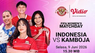 Ayo Nonton FIFA Womens Matchday: Indonesia vs Kamboja Hanya di Vidio