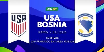 Prediksi Piala Dunia 2026: Amerika Serikat vs Bosnia dan Herzegovina 2 Juli 2026 Prediksi Piala Dunia 2026: Amerika Serikat vs Bosnia dan Herzegovina 2 Juli 2026