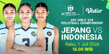 Nonton AVC Girls U18 Volleyball Championship - Jepang vs Indonesia: Saling Adu Regenerasi di Vidio Nonton AVC Girls U18 Volleyball Championship - Jepang vs Indonesia: Saling Adu Regenerasi di Vidio