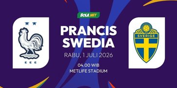 Prediksi Piala Dunia 2026: Prancis vs Swedia 1 Juli 2026