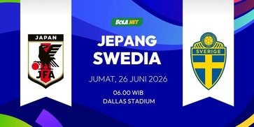 Prediksi Piala Dunia 2026: Jepang vs Swedia 26 Juni 2026