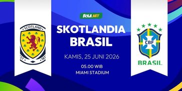 Prediksi Piala Dunia 2026: Skotlandia vs Brasil 25 Juni 2026