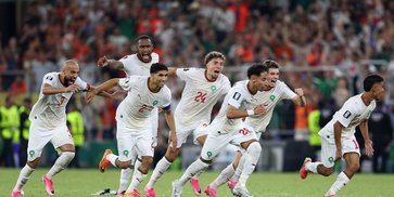Maroko Tendang Belanda, Tantang Kanada di Babak 16 Besar Maroko Tendang Belanda, Tantang Kanada di Babak 16 Besar