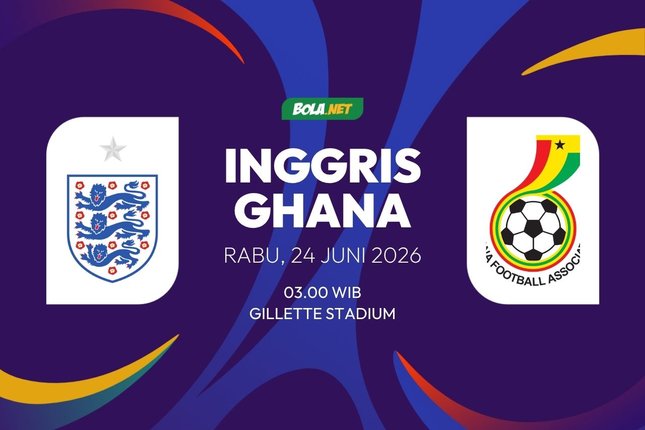 Siaran Langsung Inggris vs Ghana di TVRI