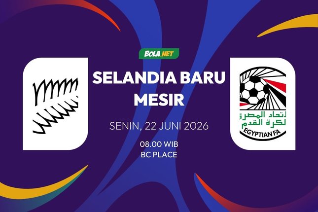 Jadwal Siaran Langsung dan Live Streaming Piala Dunia 2026 Selandia Baru vs Mesir Jadwal Siaran Langsung dan Live Streaming Piala Dunia 2026 Selandia Baru vs Mesir
