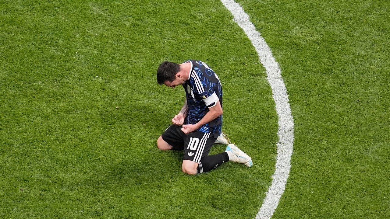 Man of the Match Inggris vs Argentina: Lionel Messi