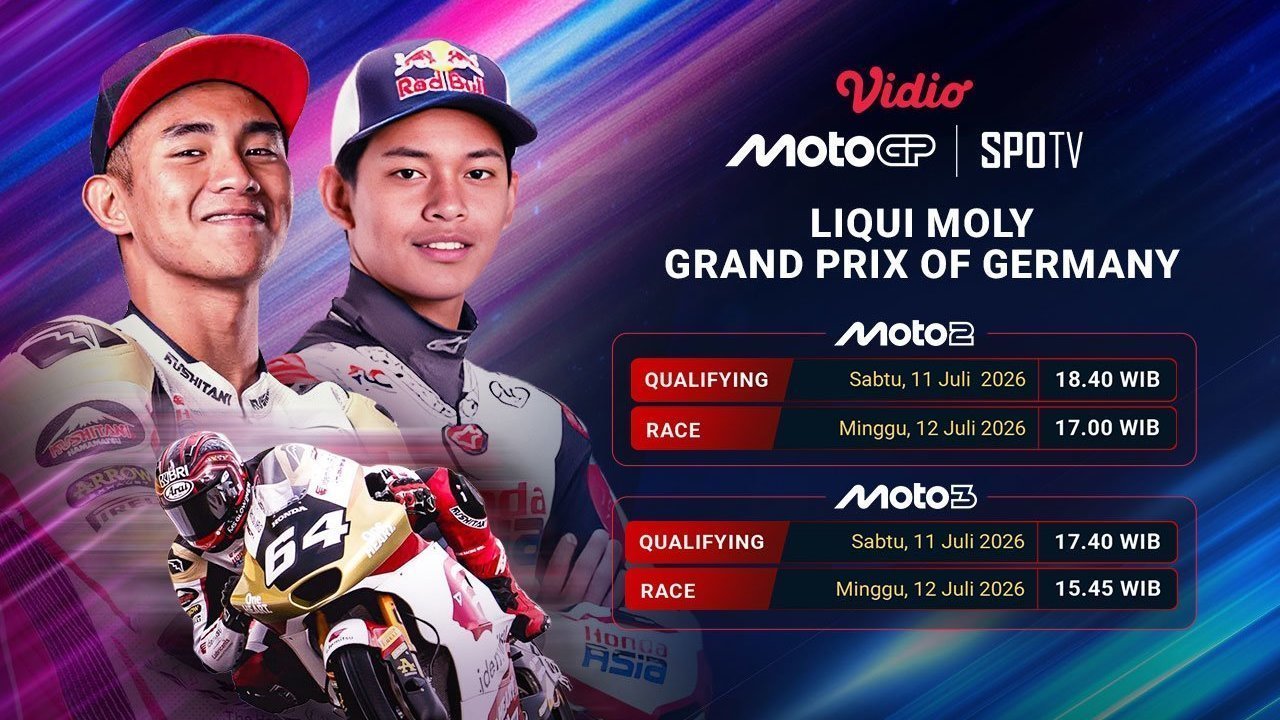 Moto3 dan Moto2 Liqui Moly Grand Prix of Germany: Momentum RIval Pangkas Jarak di Vidio