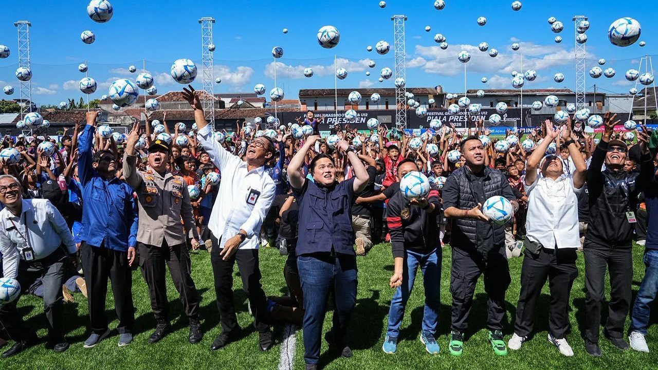 Festival Grassroots Piala Presiden 2026 Diharapkan Jadi Fondasi Masa Depan Sepak Bola Indonesia