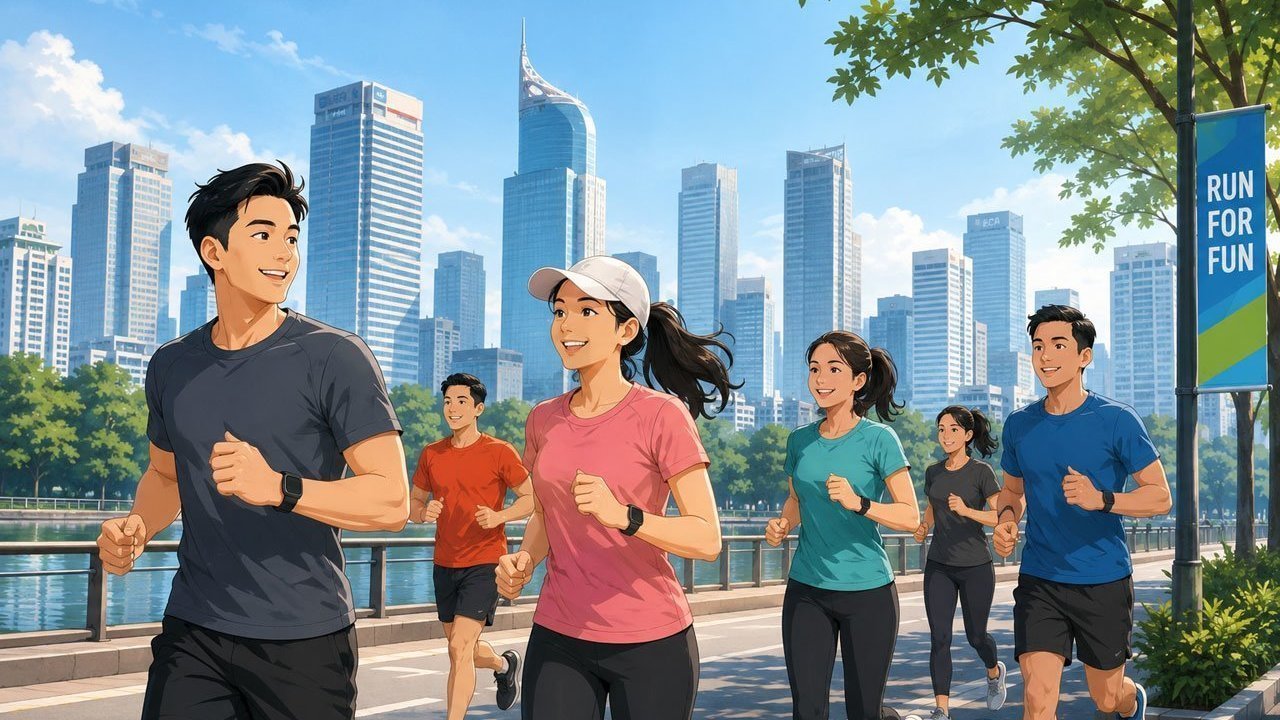Mengintip Tren Social Run, Saat Lari Tak Lagi Sekadar Olahraga