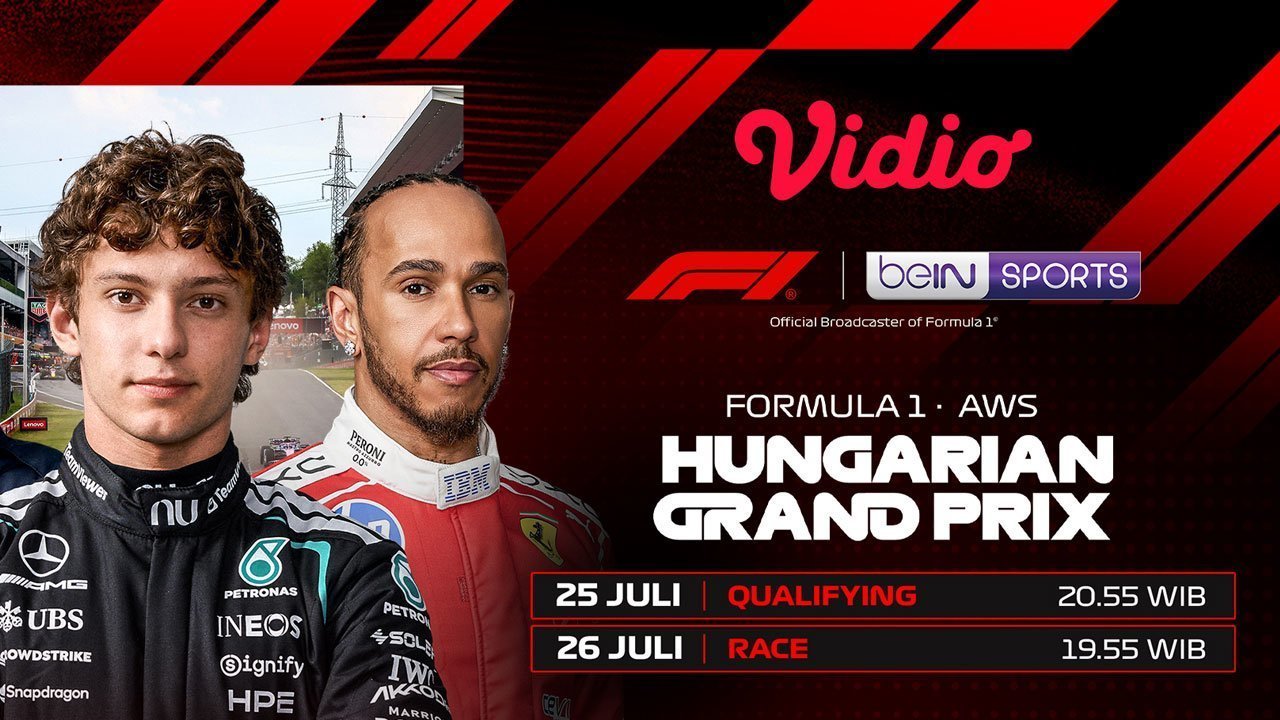 Formula 1: McLaren, Ferrari, dan Mercedes Bertarung Sengit di AWS Hungarian Grand Prix 2026 di Vidio