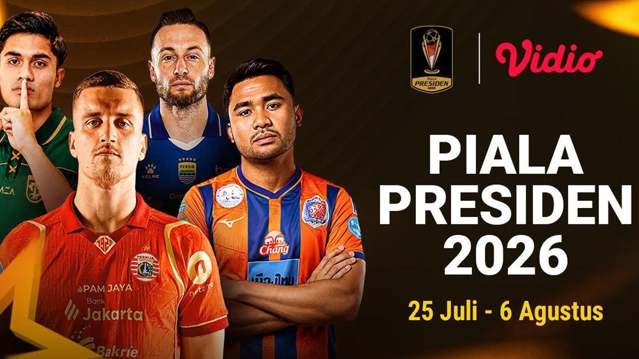 Jadwal Nonton Piala Presiden 2026: Ajang Pembuktian Pemain Baru Hanya di Vidio Jadwal Nonton Piala Presiden 2026: Ajang Pembuktian Pemain Baru Hanya di Vidio