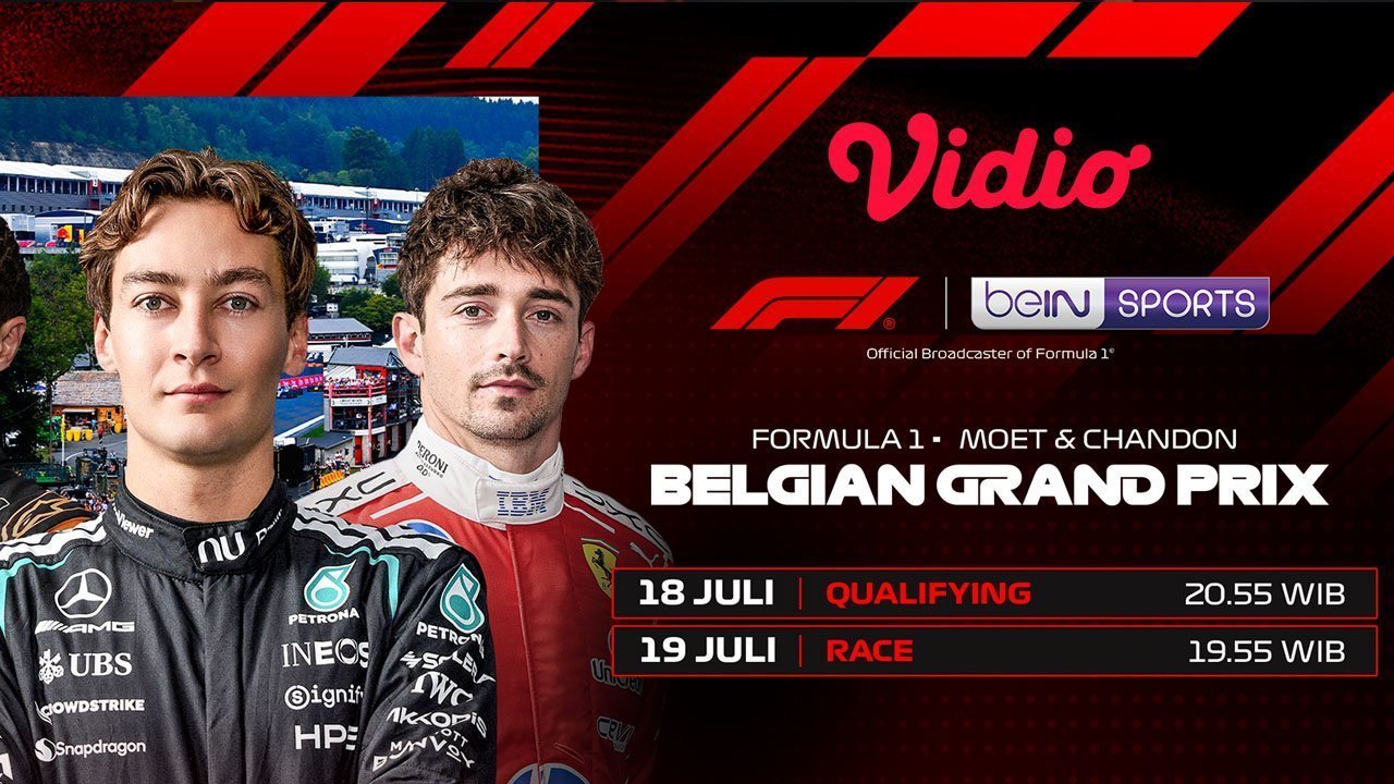 Formula 1 Moet & Chandon Belgian Grand Prix: Ferrari dan McLaren Siap Beri Kejutan di Vidio Formula 1 Moet & Chandon Belgian Grand Prix: Ferrari dan McLaren Siap Beri Kejutan di Vidio