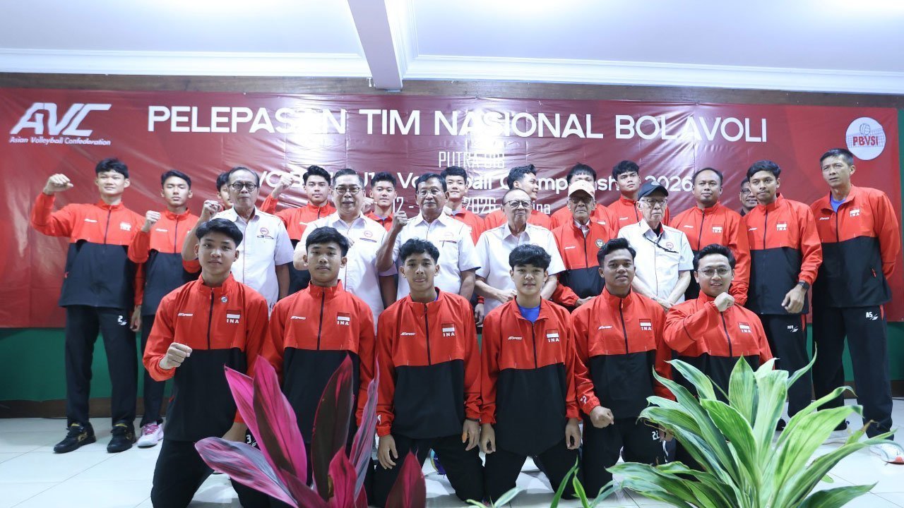 PBVSI Resmi Lepas Timnas Voli Putra Indonesia ke SEA V Cup 2026, Reidel Toiran Bidik Gelar Juara