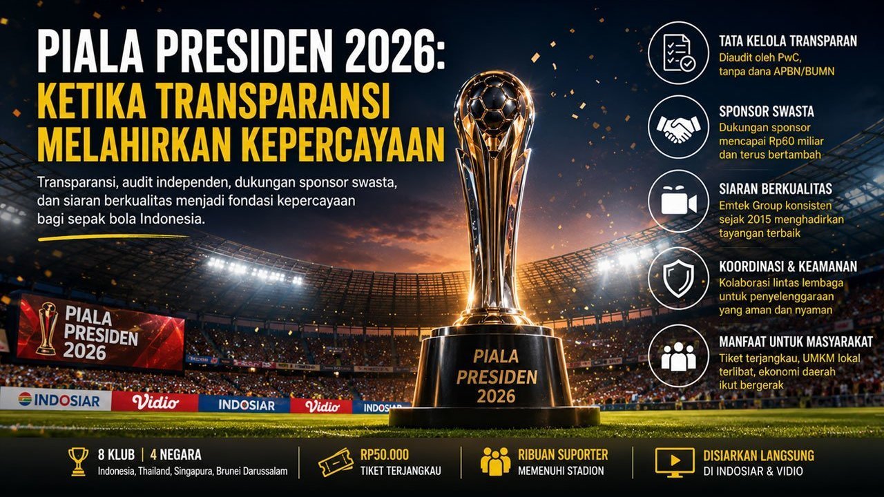 Piala Presiden 2026: Ketika Transparansi Melahirkan Kepercayaan