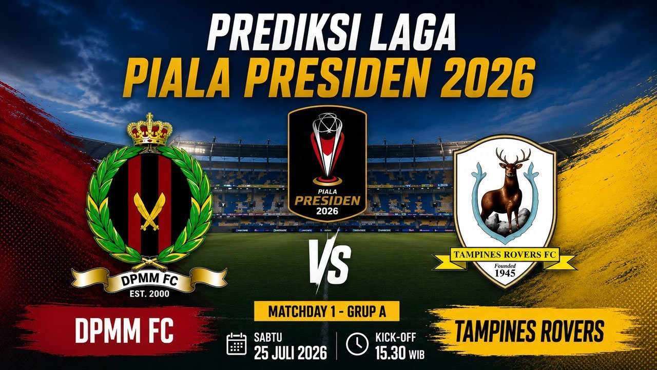 Prediksi Piala Presiden 2026: DPMM FC vs Tampines Rovers 25 Juli 2026