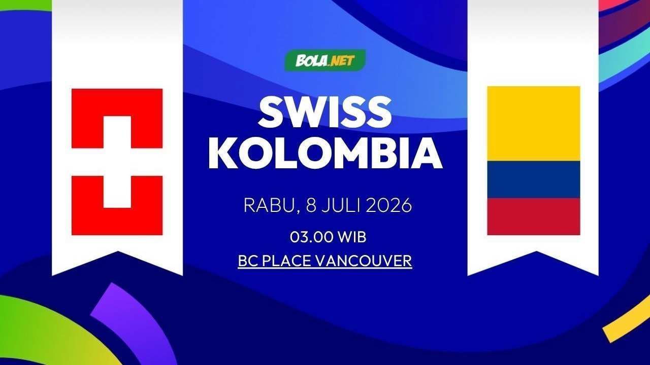 Prediksi Piala Dunia 2026: Swiss vs Kolombia 8 Juli 2026