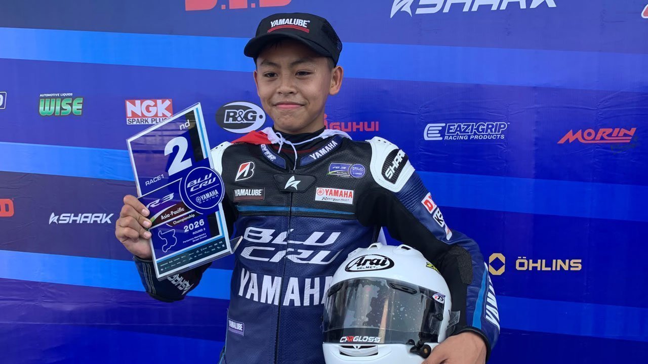 Reynaldi Junior Wakili Indonesia di Podium Hari Pertama R3 Blu Cru Asia Pasific 2026