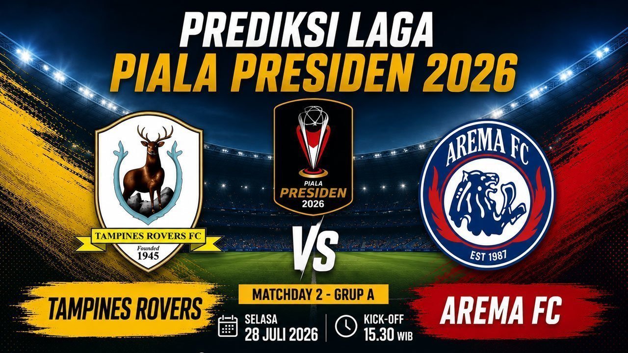 Prediksi Piala Presiden 2026: Tampines vs Arema FC 28 Juli 2026 Prediksi Piala Presiden 2026: Tampines vs Arema FC 28 Juli 2026