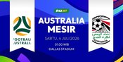 Prediksi Piala Dunia 2026: Australia vs Mesir, 4 Juli 2026